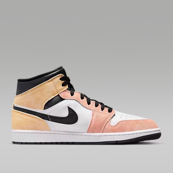 Nike Air Jordan 1 Mid Flight Club Magic Ember/White/Black/Sundial DX4332-800 - Picture 3 of 7